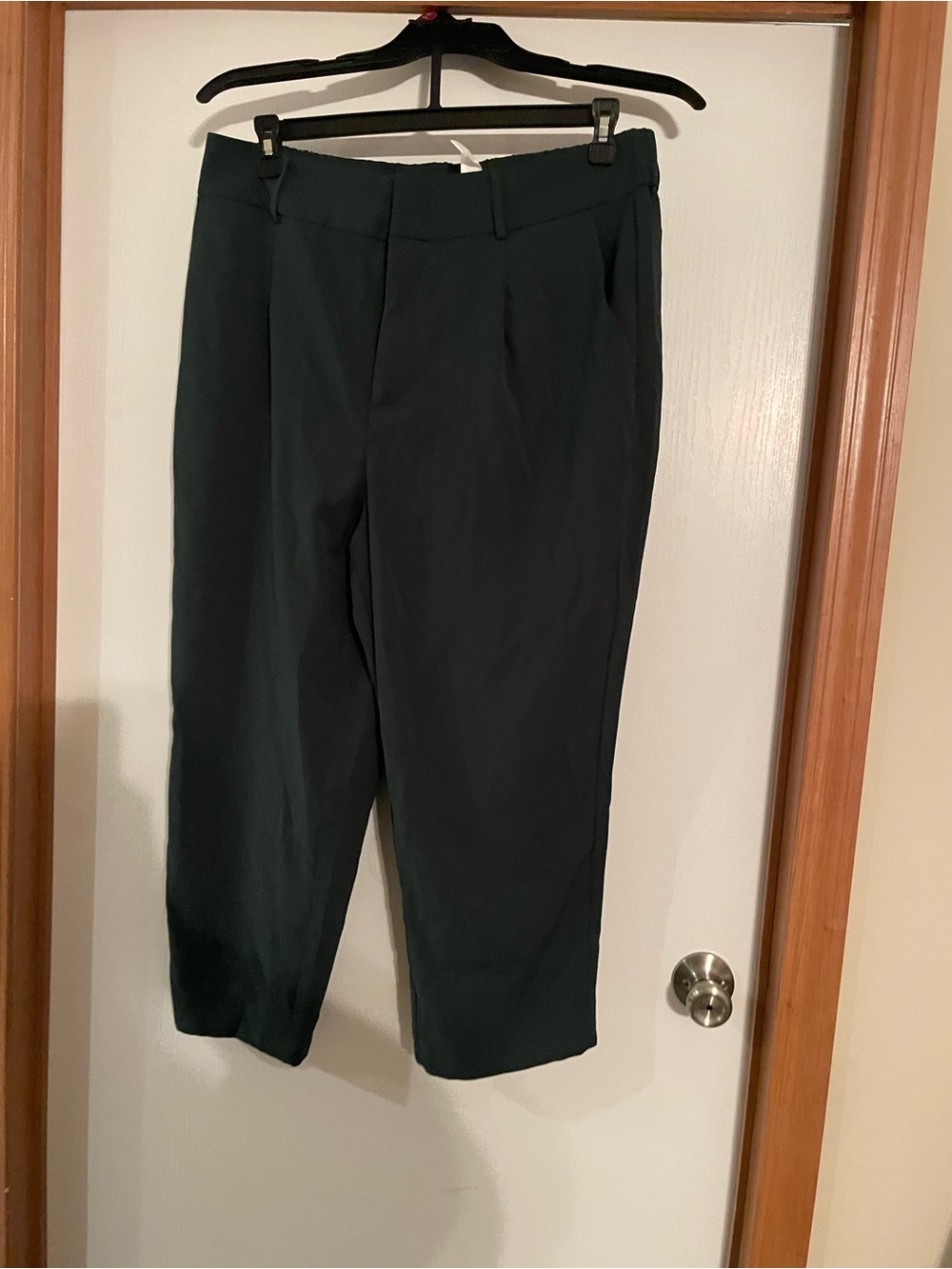 HALARA XLP pant snap button and zip closure dark hunter green